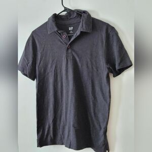 Gap Black Polo Shirt Mens S Great Shape Soft Material